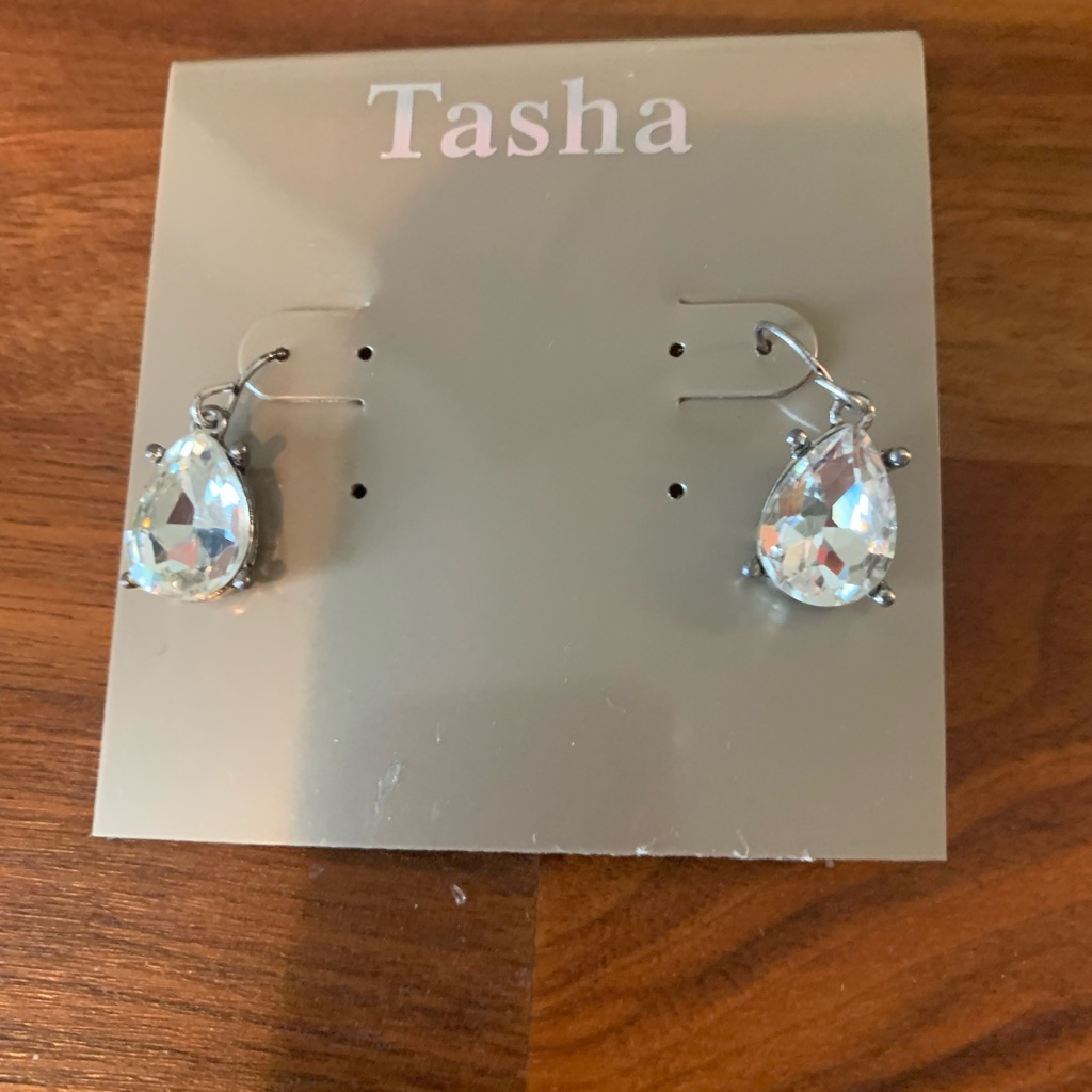 Clear Crystal Earrings